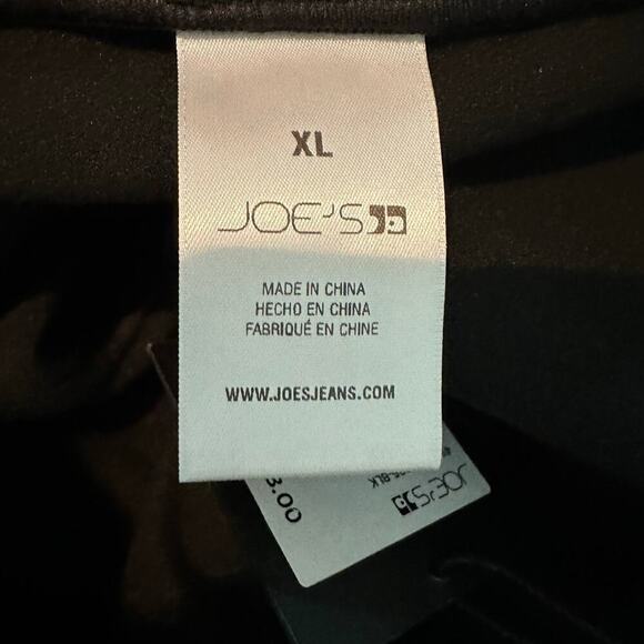 Joe’s Jeans Faux Leather Vegan Korey Leggings Black Size XL Elastic Waist - Picture 5 of 11